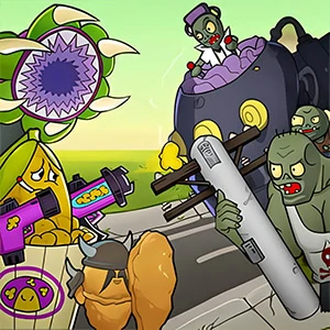 Mutant Plants Vs Zombie - play free online at FunsGang